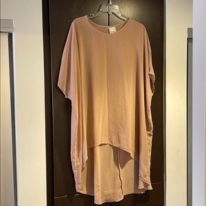 Lightweight Chiffon Beige Top (s)
